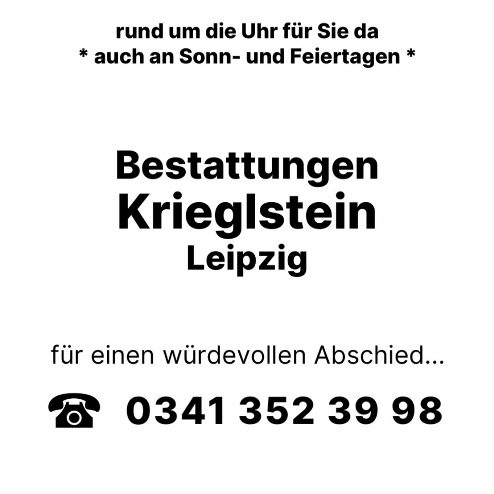 Beerdigungen Lindenau